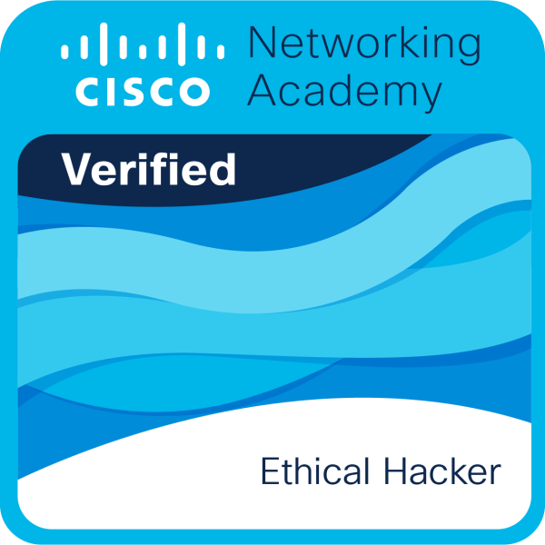 Cisco Ethical Hacker Verified Badge